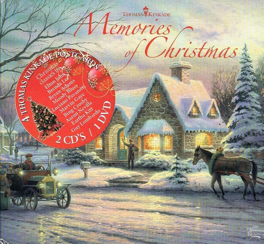 Thomas Kinkade - Memories of Christmas (2CD'S / 1 DVD) 20 All-Time Christmas Favorites + 20 Christmas Hits of 101 Strings Orchestra + Bonus DVD (see picture)