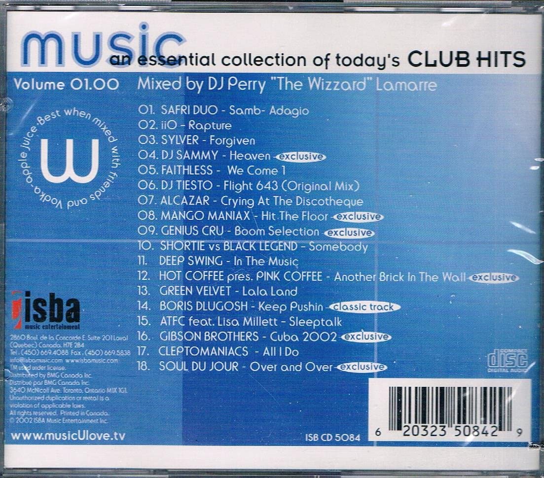 Music an Essential Collection of Today's Club Hits [Audio CD] Various Artists