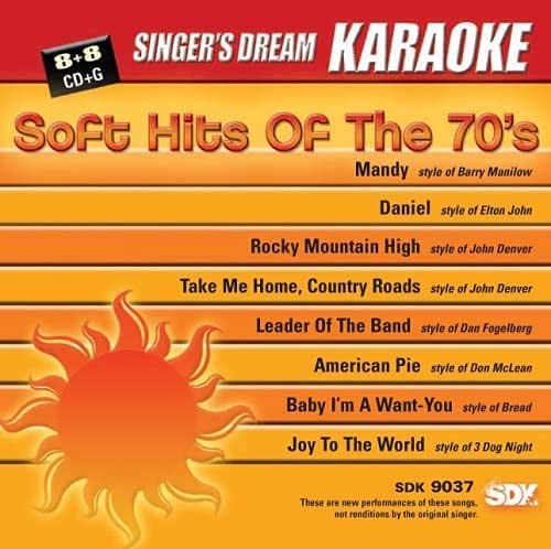 Singer's Dream Karaoke: Soft Hits Of The 70's (Karaoke CDG / CD+G) [Audio CD] In The Style Of: Barry Manilow/ Elton John/ John Denver/ Dan Folgelberg/ Don McLean/ Bread/ Three Gog Night (Karaoke CDG / CD+G)