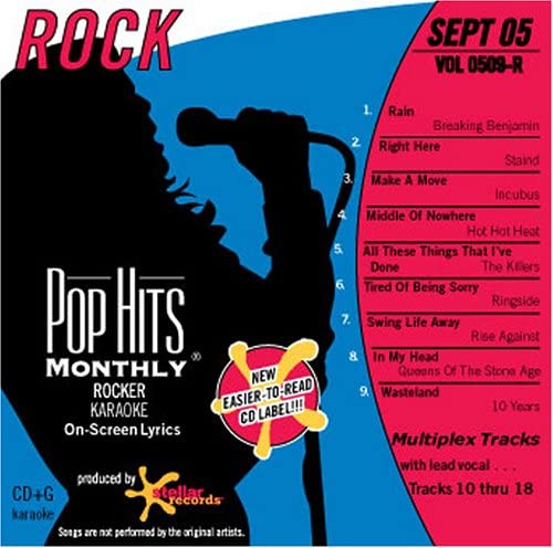 POP HITS MONTHLY - ROCK SEPTEMBER 2005 (VOL 0509-R) CD+G [Audio CD] A Made Famous by: Breaking Benjamin/ Staind/ Incubus/ Hot Hot Heat/ The Killers/ Ringside/ Rise Against/ Queens of the Stone Age/ 10 Years/