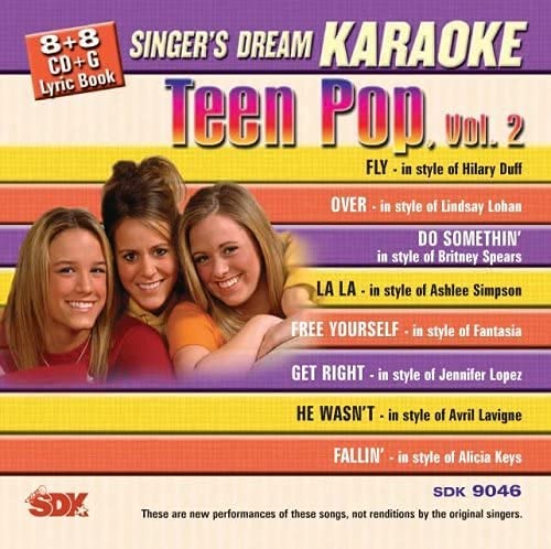Singer's Dream Karaoke: Teen Pop Volume 2 (Karaoke CDG / CD+G) [Audio CD] In The Style Of: Lindsay Lohan/ Britney Spears/ Aslee Simpson/ Fantasia/ Jennifer Lopez/ Avril Lavigne/ Alicia Keys (Karaoke CDG / CD+G)