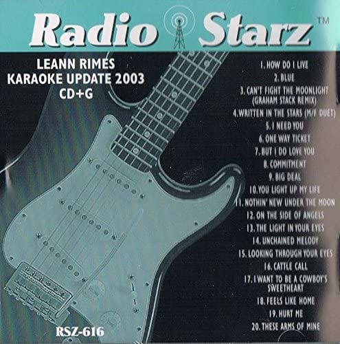 Leann Rimes Karaoke Update CD+G Radio Starz (Instrumental Karaoke CD+G) [Audio CD] Radio Starz Karaoke Leann Rimes