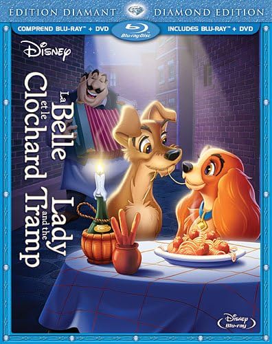 La Belle et le Clochard: Édition Diamant / Lady and the Tramp: Diamond Edition (Bilingual Blu-ray Combo Pack) [Blu-ray + DVD]
