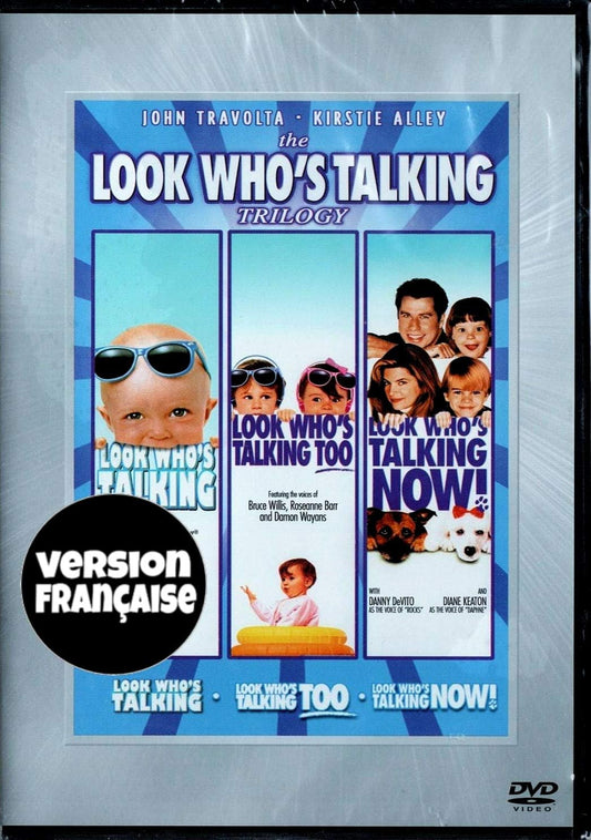 Look Who's Talking (English/French) 1989 / Look Who's Talking Too (English/French) 1990 / Look Who's Talking Now (English Only Version With French Subtitles) 1993  [DVD]
