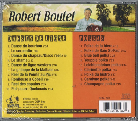 Danses de Ligne & Polkas/ 19 Succes - Robert Boutet [Audio CD] Robert Boutet