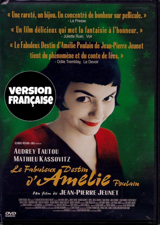 Le Fabuleux Destin d’Amélie Poulain (Only French Version - No English Options) 2001 (Widescreen) Régie au Québec (Cover French) Sous-Titrage pour Sourds et Malentendants [DVD]