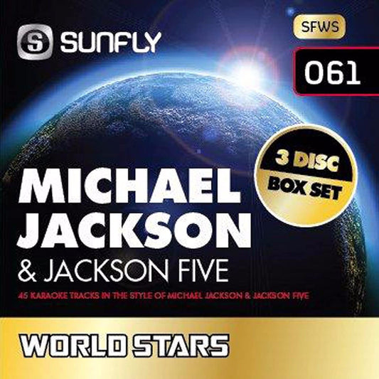 Sunfly Karaoke World Stars Vol. 61 - Michael Jackson & Jackson Five / Three CD+G disc set / [Audio CD] Sunfly Karaoke In The Style Of Michael Jackson (CD+G)