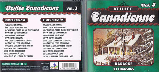 CD+G Karaoke/ Veillée Canadienne Vol. 2 (Chanté & Instrumental) [Audio CD] Karaoke CD+G