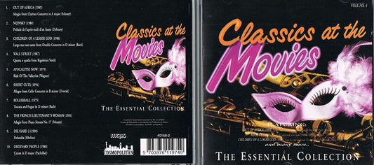 Classics at the Movies/ The Essential Collection Vol. 4 [Audio CD] Music of Mozart/ Debussy/ Bach/ Verdi/ Wagner/ Dvorak/ Sibelius/ Pachelbel.