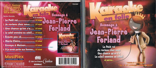 CD+G Karaoke en Folie/ Hommage a Jean-Pierre Ferland (Chanté & Instrumental) [Audio CD] Karaoke Hommage a Jean-Pierre Ferland