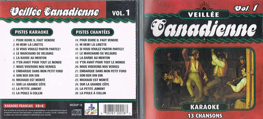 CD+G Karaoke/ Veillée Canadienne Vol. 1 (Chanté & Instrumental) [Audio CD] Karaoke