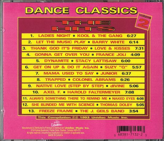 Dance Classics Hits 2 [Audio CD Used - Like New] Various Artists
