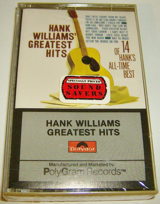 Greatest Hits [Audio Cassette / Used Like New] Hank Willliams