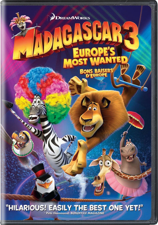 Madagascar 3: Europe's Most Wanted (Bilingual) [DVD]