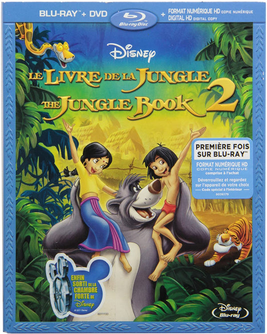 La livre de la jungle 2 / The Jungle Book 2 (Bilingual) [Blu-ray + DVD + Digital Copy]