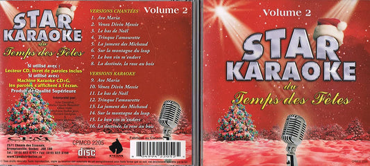 STAR KARAOKE DU TEMPS DES FÊTES/ VOLUME 2 (CD+G) [Audio CD] Star Karaoke