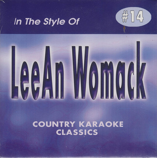 LEEAN WOMACK Country Karaoke Classics CDG Music CD