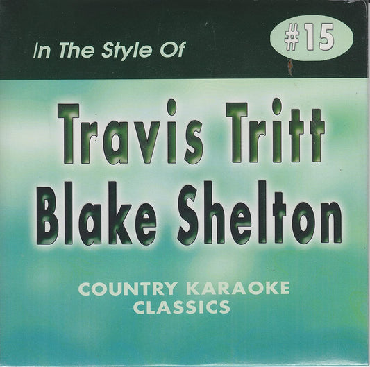 TRAVIS TRITT & BLAKE SHELTON Country Karaoke Classics CDG Music CD