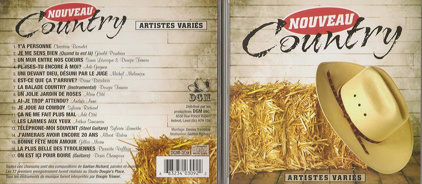 Nouveau Country (17 Succes Originaux DGM) Artistes Variés