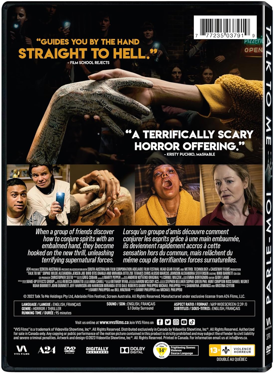 TALK TO ME (Parle-moi) [DVD]