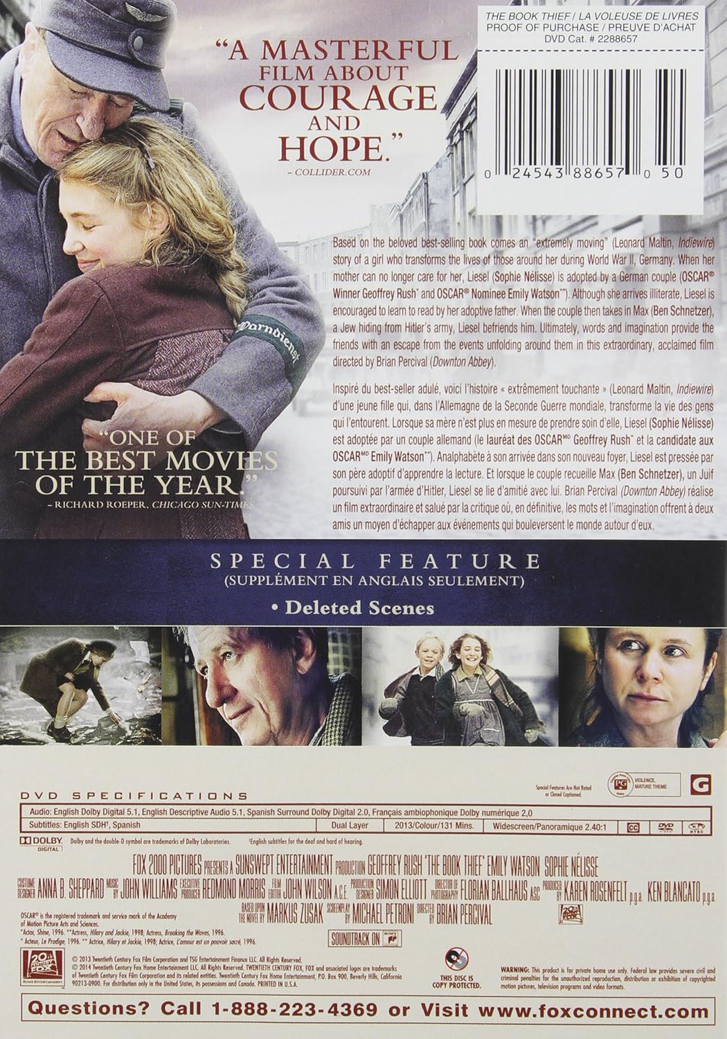 The Book Thief (Bilingual) [DVD]