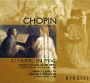 At Home Soiree Around an 1831 Pleyel Piano [Audio CD] Chopin; Olejniczak and Coin