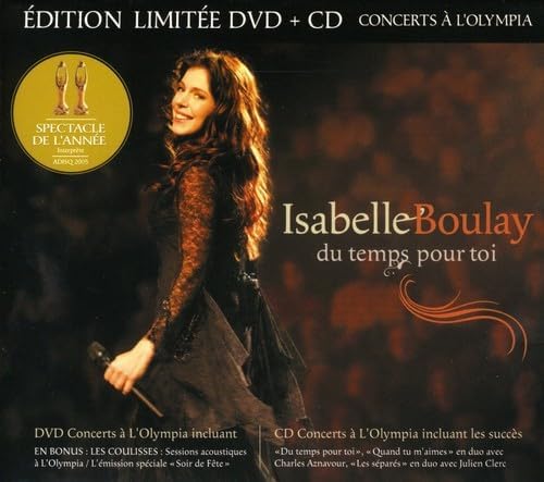 Du Temps Pour Toi: Live a l'Olympia de Paris [Audio CD]  Isabelle Boulay