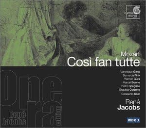 Cosi Fan Tutte [Audio CD] Mozart; Gens; Fink; Jacobs and Concerto Koln