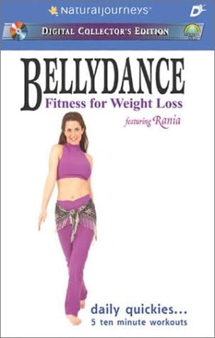Bellydance Fitness for Weight Loss featuring Rania: Daily Quickies... 5 Ten Minute Workouts [DVD]