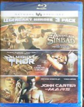 Legendary Heroes 3 Pack: The 7 Adventures of Sinbad/Almighty Thor/John Carter of Mars [Blu-ray]