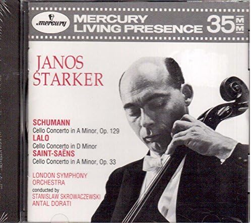 Cello Concerto in a Minor [Audio CD] Starker; Schumann; Lalo; Saint-Saens and Living P