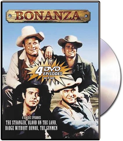 Bonanza: The Stranger/Blood on the Land/Badge Without Honor/The Gunmen [DVD]
