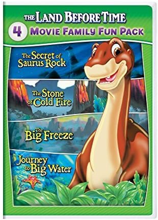 The Land Before Time VI-IX 4-Movie Family Fun Pack (The Secret of Saurus Rock / The Stone of Cold Fire / The Big Freeze / Journey to Big Water) [DVD]