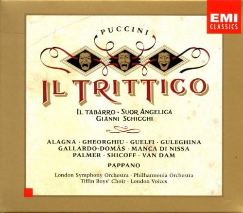 Puccini: Il Trittico [Audio CD] Puccini, Alagna, Gheorghiu, Guelfi, Guleghina, Gallardo-Domâs, Manca di Nissa