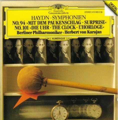 Haydn: Symphonies No 94 Surpri [Audio CD] Berlin Philharmonic Orchestra; Karajan, Herbert Vo