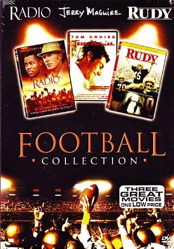 Football Box Set - DVD (Rudy, Radio & Jerry Maguire) [DVD]