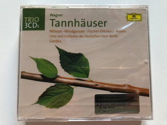 Wagner: Tannhauser (Complete) [Audio CD] NILSSON / GERDES / BERLIN GERMAN OPERA ORCH; WAGNER,RICHARD