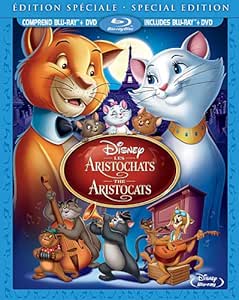 Les Aristochats: Édition Spécial / The Aristocats: Special Edition (Bilingual Blu-ray Combo Pack) [Blu-ray + DVD] (Version française) [Blu-ray]