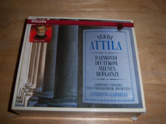 Verdi: Attila - Complete [Audio CD] Raimondi; Deutekom; Milnes; Bergonzi; Giuseppe Verdi and Lamberto Gardelli