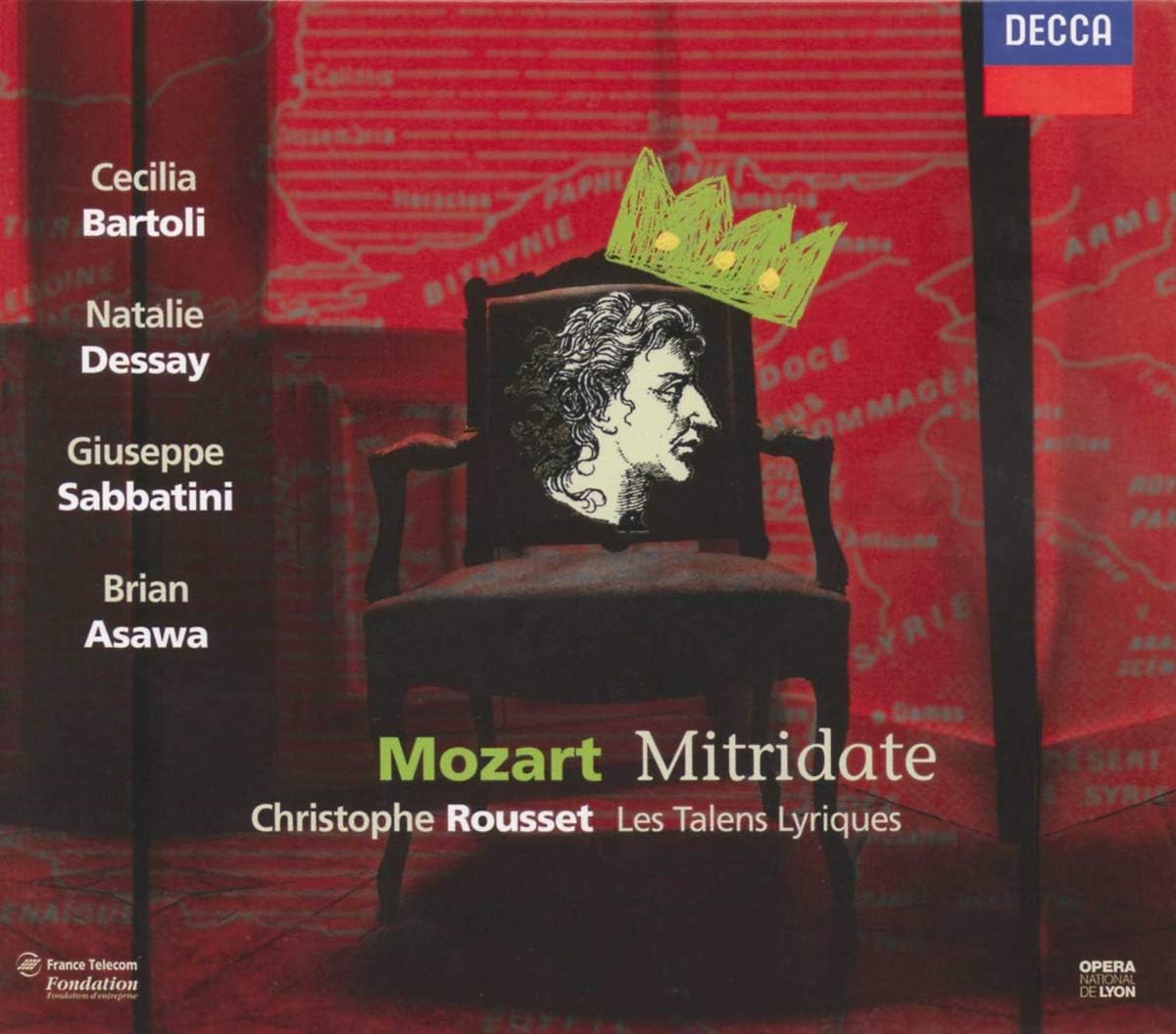 Mozart: Mitridate [Audio CD] Cecilia Bartoli; Natalie Dessay; Giuseppe Sabbatini; Brian Asawa; Sandrine Piau