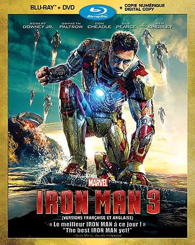 Iron Man 3 (Two-Disc Combo Pack + Digital Copy) (Bilingual) [Blu-ray + DVD + Digital Copy] [Blu-ray]