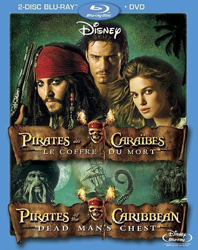 Pirates des Caraïbes : Le Coffre du mort (Bilingual Blu-ray Combo Pack) [Blu-ray + DVD]