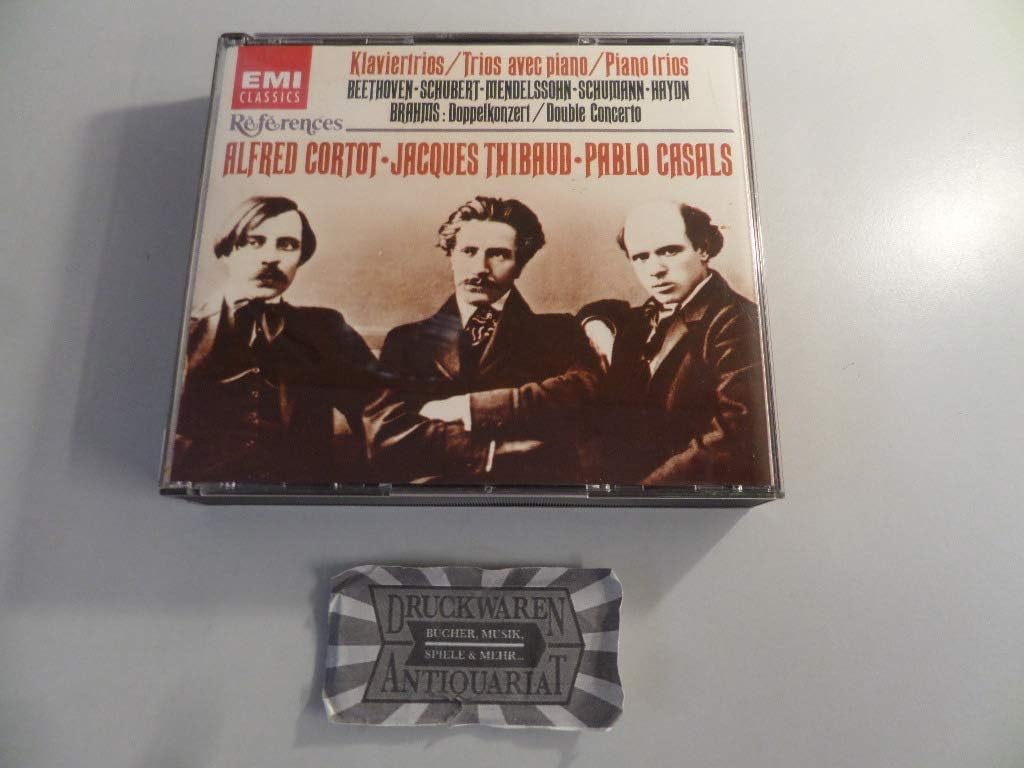 Double Concerto [Audio CD] Brahms; Cortot; Thibaud and Casals
