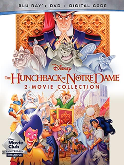 The Hunchback of Notre Dame I (1996) and II (2002). 2-movie Collection. Disney Exclusive [2021 Blu Ray + DVD + Digital Code]