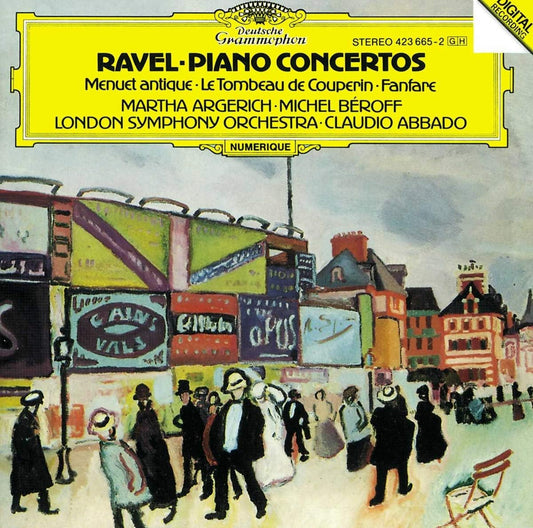 Ravel: Piano Concertos; Menuet Antique; Le Tombeau de Couperin; Fanfare [Audio CD] Argerich/Abbado/London Symphony Orchestra