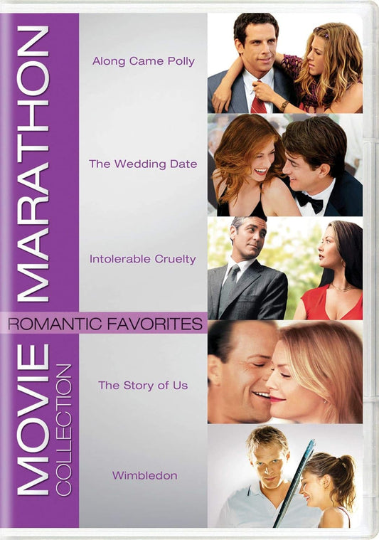 Movie Marathon Collection: Romantic Favorites (Along Came Polly/The Wedding Date/Intolerable Cruelty/The Story of Us/Wimbledon) [DVD]