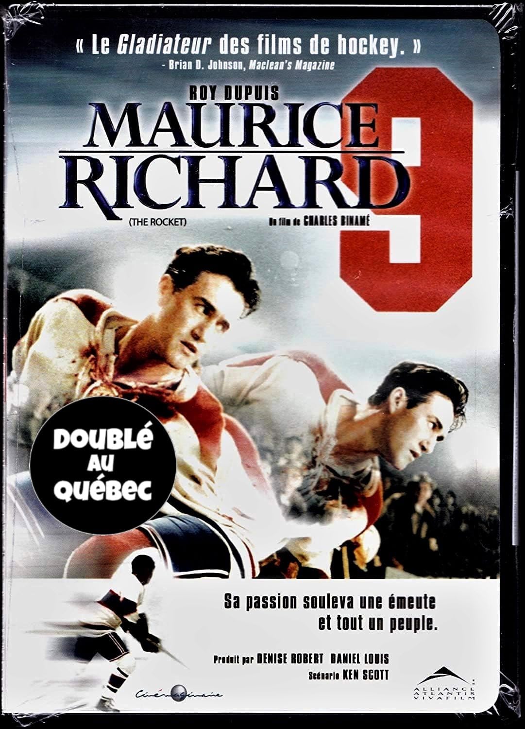 Maurice Richard - The Rocket (Origninal French ONLY Version With English Subtitles) 2005 (Widescreen) Régie au Québec [DVD]