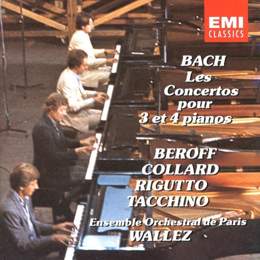 Piano Concerti 3 & 4 [Audio CD] J.S. Bach; Ensemble Orchestral de Paris and Johann Sebastian Bach