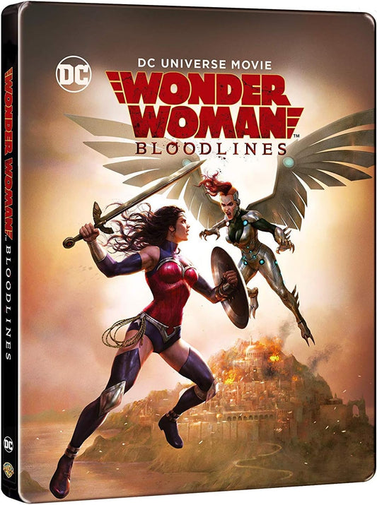 Wonder Woman: Bloodlines Limited Edition Steelbook [Blu-ray] LIKE NEW