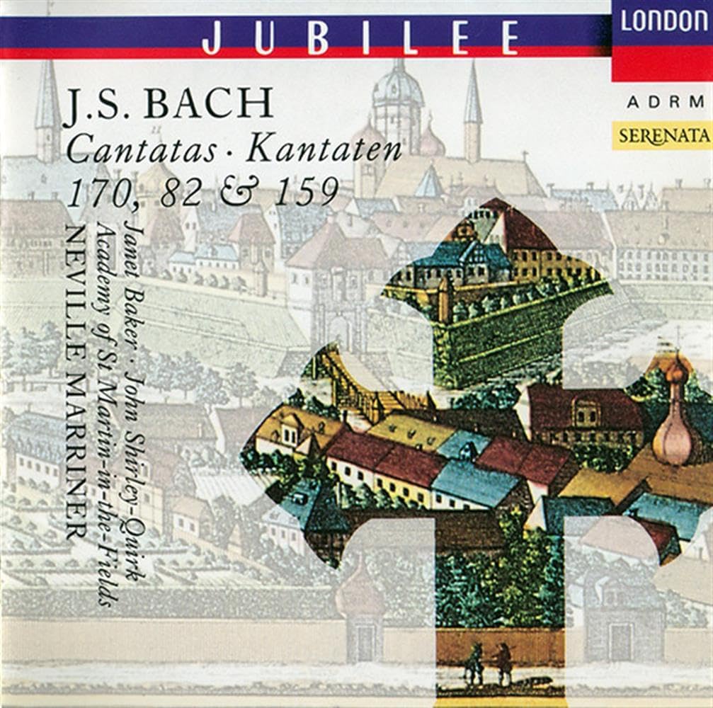 Bach: Cantatas 170, 82, 159; M [Audio CD] Marriner, Sir Neville; Academy of st. Martin in Pe